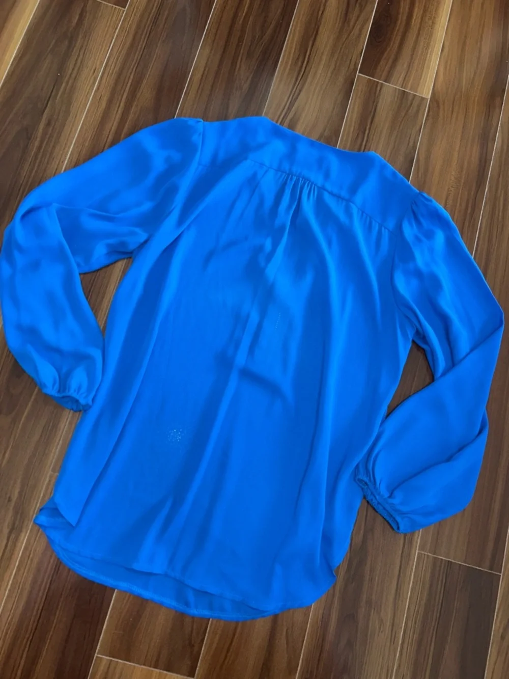 Medium carmen Marc valvo blue zipper top - Picture 4 of 4